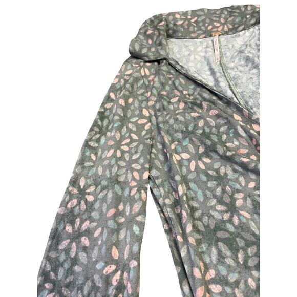 Free People Shayla Wrap Maxi Dress in Mint Combo Size Small NWT BohoCore‎ - Picture 4 of 11